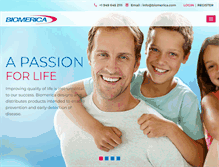 Tablet Screenshot of biomerica.com